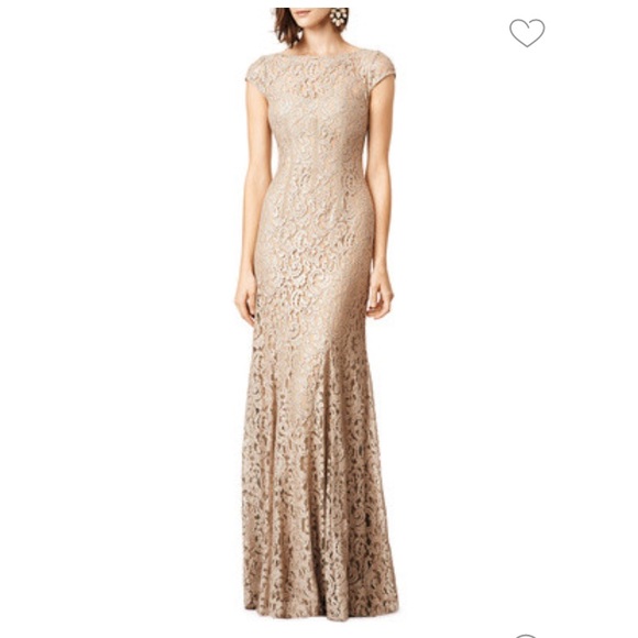Monique Lhuillier Dresses & Skirts - Glitter in Gold Gown